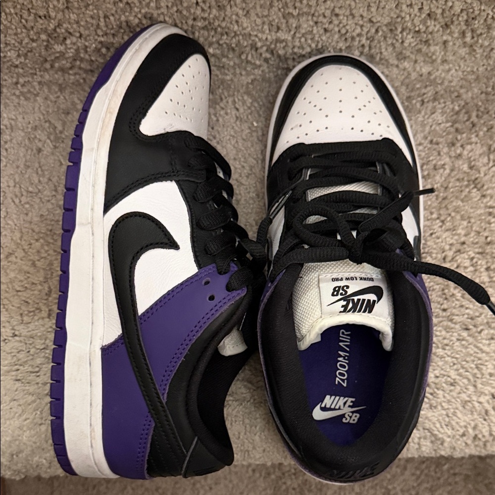 Nike SB Zoom Low Black Purple White Sneakers